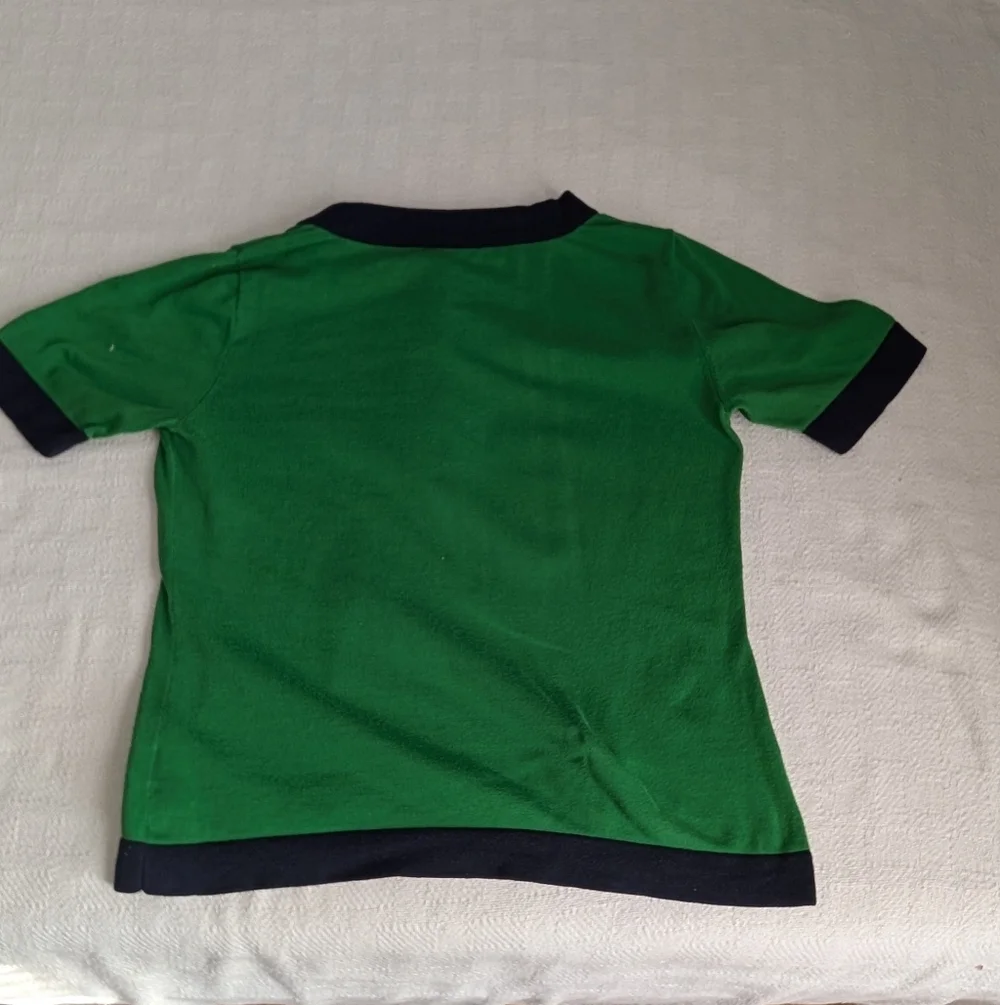 Ralph Lauren Green and Navy Henley Shirt Women's XL See Photos - Picture 3 of 5